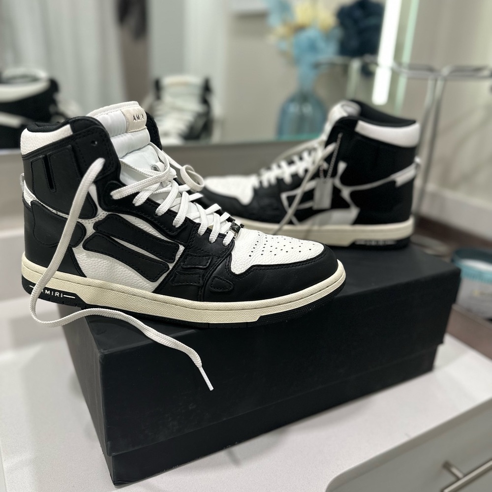 Pre-Owned Amiri Skeleton Hi Top Sneaker